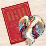 Adornos de madera con forma de ángel de la Tierra de Gelsinger - Decoración navideña americana - 8161048-1208