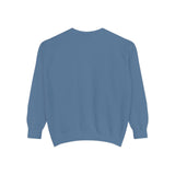 Customizable Unisex Garment-Dyed Sweatshirt, Personalized Gift, Cozy Streetwear, Casual Outfit, Unique Design Sweatshirt
