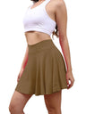 High Waisted Womens Tennis Skirt Shortswith Pockets - Lootquake