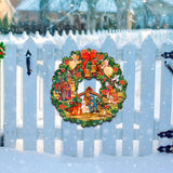 Nativity Holiday Door Wreath by G. DeBrekht - Nativity Holiday Decor - 8185314H