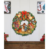 Nativity Holiday Door Wreath by G. DeBrekht - Nativity Holiday Decor - 8185314H