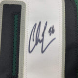 Camiseta de fútbol verde de Filadelfia autografiada/firmada por Chris Long (JSA COA)