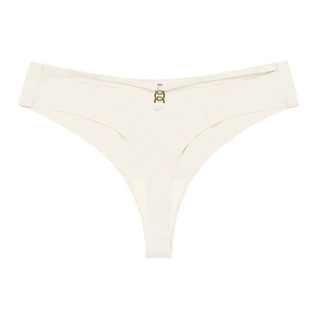 Panties Set Women Seamless Panties Sexy Low-Waist G-String Thong Ice Silk Underwear Hollow Out T-Back Solid Bandage Female Lingerie - Lootquake