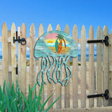 Coastal Jellyfish Coastal Door Decor by G. DeBrekht - Coastal Holiday Decor - 8198513H