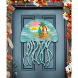 Coastal Jellyfish Coastal Door Decor by G. DeBrekht - Coastal Holiday Decor - 8198513H