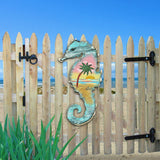 Decoración costera para puerta con caballito de mar de G. DeBrekht - Decoración costera navideña - 8198517H