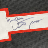 Autographed/Signed Dustin Poirier UFC MMA Black Ultimate Fighting Jersey Shirt PSA/DNA COA