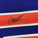 Camiseta de béisbol azul de Nueva York autografiada/firmada de Dwight Doc Gooden (JSA COA)