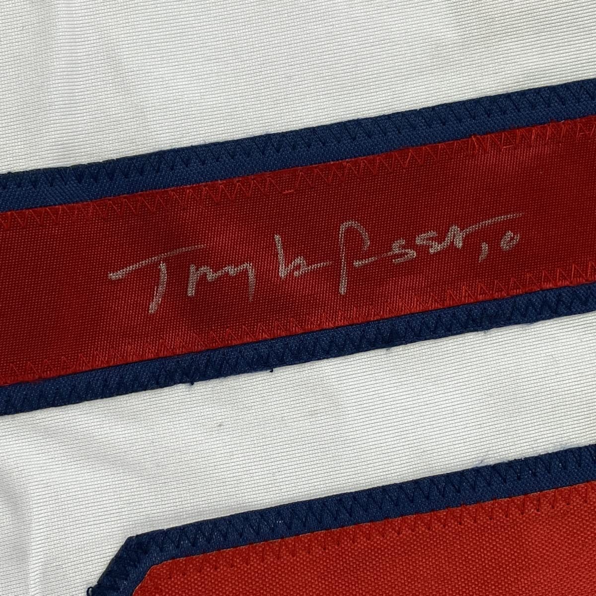 Camiseta de béisbol blanca de San Luis autografiada/firmada por Tony La Russa (JSA COA)