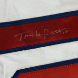 Camiseta de béisbol blanca de San Luis autografiada/firmada por Tony La Russa (JSA COA)