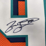 Camiseta de fútbol naranja autografiada/firmada de Jason Taylor Miami JSA COA