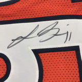 Camiseta de fútbol naranja de Chicago Beckett BAS COA enmarcada, autografiada y firmada por Lance Briggs, 35 x 39