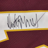 Autographed/Signed Dexter Manley Washington Burgundy Football Jersey JSA COA