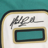 Camiseta de fútbol americano Jacksonville Teal de 35 x 39, enmarcada, autografiada y firmada por Mark Brunell, JSA COA