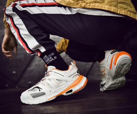 Dad Shoes, Athletic Sneakers, Lace-Up Lightweight Shoes - Lootquake