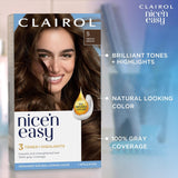 CLAIROL Nice'n Easy 3 Tones + Highlights Permanent Hair Dye