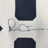 Camiseta de fútbol azul enmarcada y autografiada de Michael Irvin, 35 x 39, del Día de Acción de Gracias de Dallas, Beckett BAS COA