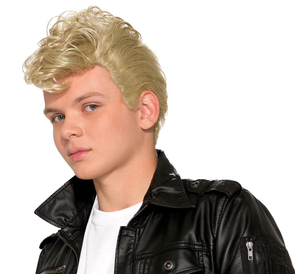 50's Style Blonde Greaser Costume Wig