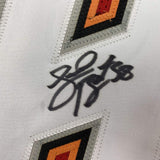 Framed Autographed/Signed Shaquil Barrett 35x39 Tampa Bay Red Football Jersey PSA/DNA COA