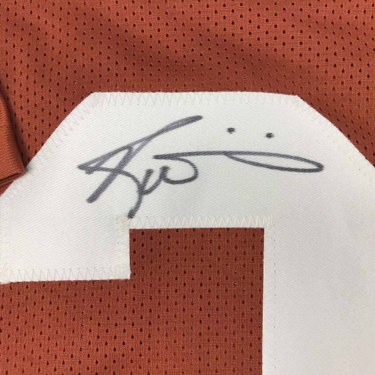 Camiseta de fútbol americano universitario de Texas naranja autografiada/firmada por Ricky Williams (JSA COA)
