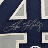 Autographed/Signed Tino Martinez New York Grey Baseball Jersey PSA/DNA COA