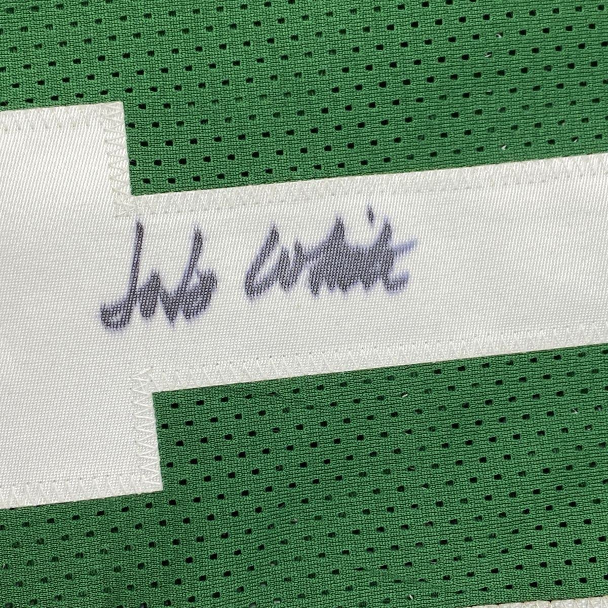 Camiseta de baloncesto Jo Jo JoJo blanca de 35 x 39 Boston Green, enmarcada y autografiada/firmada, JSA COA