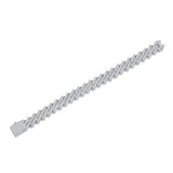 The Keel Luxury Fashion Mossan Diamond S925 Silver Bracelet Rivaling Natural Diamonds - Lootquake