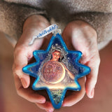 Adorno de cristal de la Diosa de la Luna de Josephine Wall - Decoración navideña - 755-406-JW