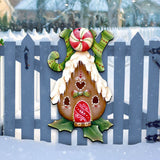 Joy Gingerbread House Door Decor by Jamie Mills-Price - Christmas Decor - 8457507H