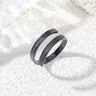 Design Titanium Steel Cross Open Adjustable Ring - Lootquake