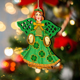 Irish Angel Wooden Ornaments by G. DeBrekht - Nativity Holiday Decor - 8199755