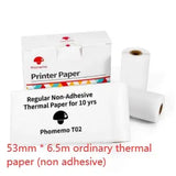 Portable Mini Printer for Students and Hobbyists, Bluetooth Thermal Label Printer