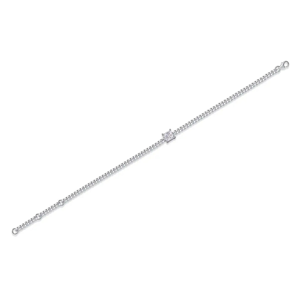 Resolute Luxury Fashion Mossan Diamond S925 Silver Bracelet - Lootquake