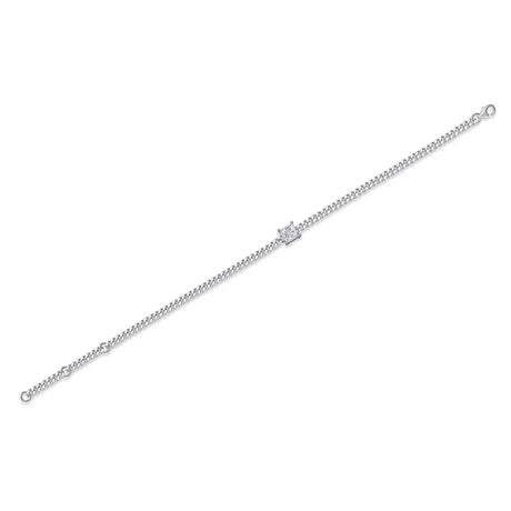 Resolute Luxury Fashion Mossan Diamond S925 Silver Bracelet - Lootquake