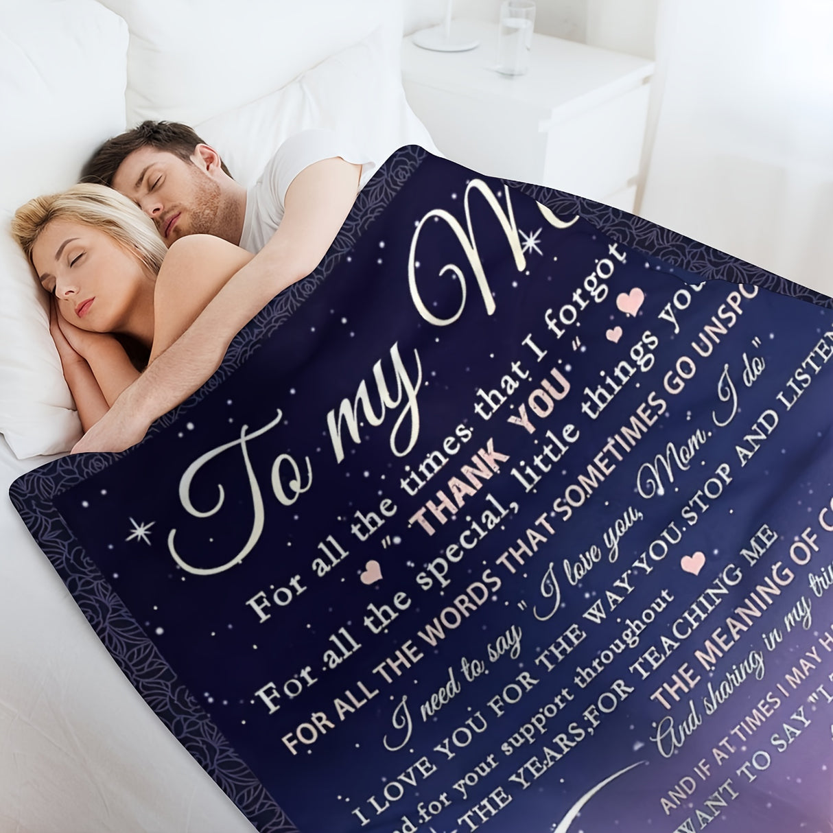 Cozy Blanket Gift - Soft, Funny, and Heartwarming Birthday Present for Mom, Daughter's Thoughtful Mother's Day, Christmas, and Birthday Gift Idea for Mothers