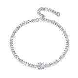 Resolute Luxury Fashion Mossan Diamond S925 Silver Bracelet - Lootquake
