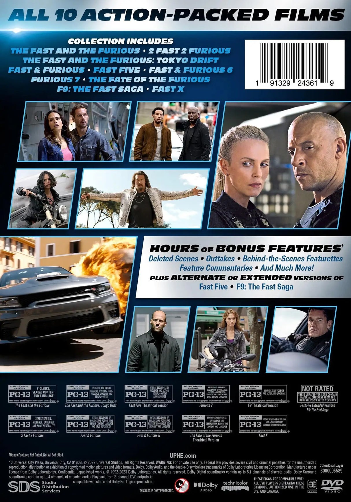 Fast & Furious 10-Movie Collection (Walmart Exclusive) (DVD) - Lootquake
