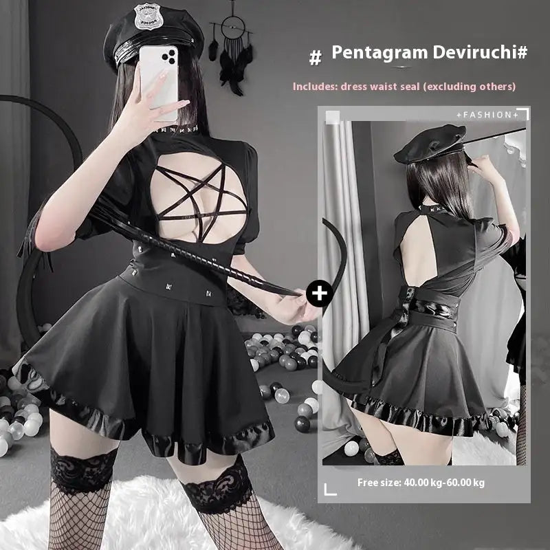 Maid Costume Halloween Uniform Sexy Lingerie Suit - Lootquake