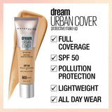 MAYBELLINE Dream Urban Flawless Coverage Foundation, SPF 50