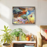 Spirit of Flight Fantasy Wooden Wall Art by Josephine Wall - Fantasy Decor - 852144-JW