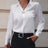 Fashionable Elegant Business Style Long Sleeve Shirt With Pearl Button - Lootquake