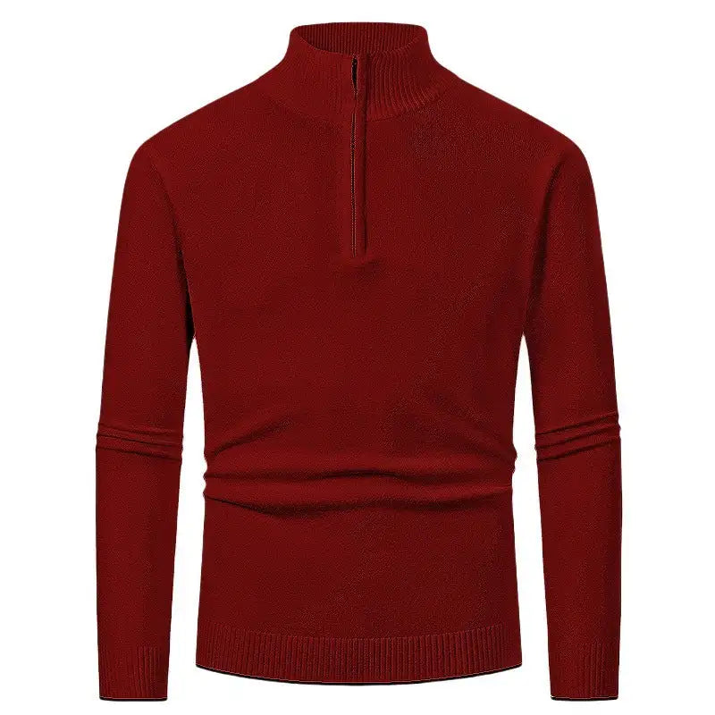 Fashion Trend Half Zipper Sweater - Lootquake