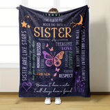 Manta de sobre cálida y supersuave, con impresión de alta definición, ideal como regalo para hermanas, de franela, ideal para la siesta en la oficina y con aire acondicionado.