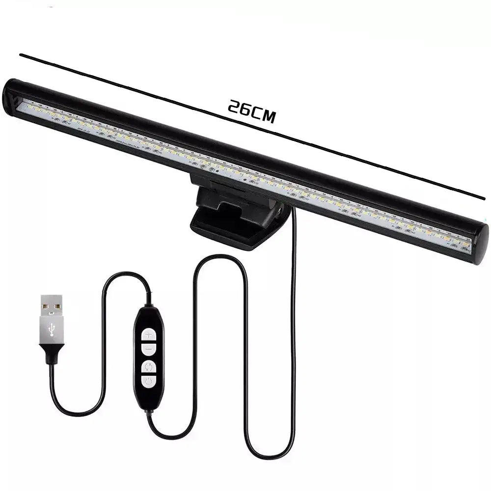 Computer LED Light Bar With USB Connectivity, Eye-Caring Technology, And Adjustable Brightness For Monitors - Lootquake