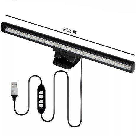 Computer LED Light Bar With USB Connectivity, Eye-Caring Technology, And Adjustable Brightness For Monitors - Lootquake