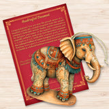 Carousel Elephant Wooden Ornaments by G. Debrekht - Christmas Decor - 8100192-2