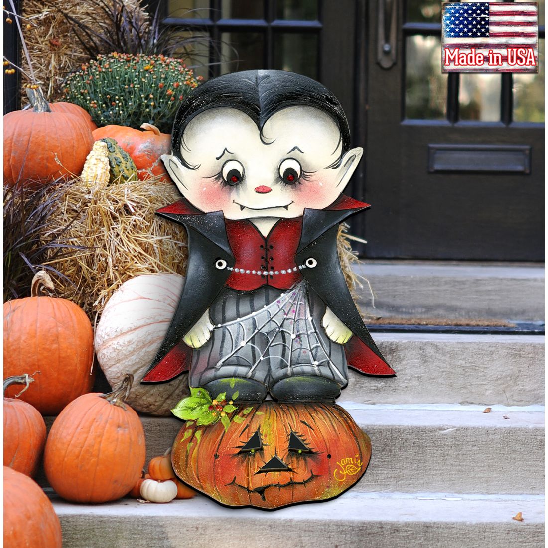 Dracula Halloween Door Decor by Jamie Mills-Price - Thanksgiving Halloween Decor - 8457401H