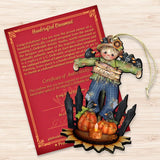 No Crows Scarecrow Wooden Ornaments Halloween by Jamie Mills-Price - Thanksgiving Halloween Decor - 8457404