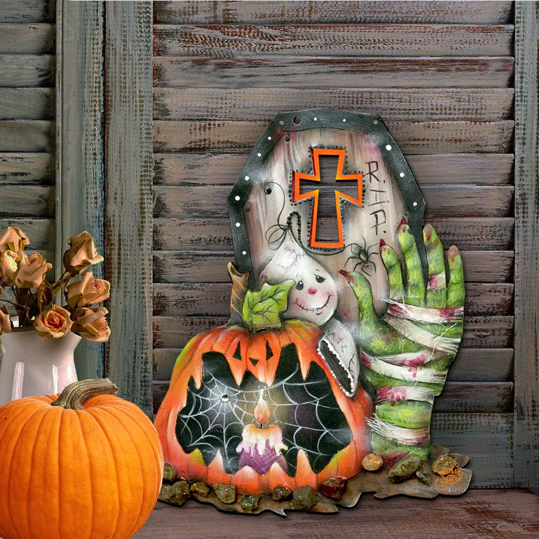 Decoración de Halloween de Harry el Escalofriante por Jamie Mills-Price - Decoración de Halloween para Acción de Gracias - 8457405H