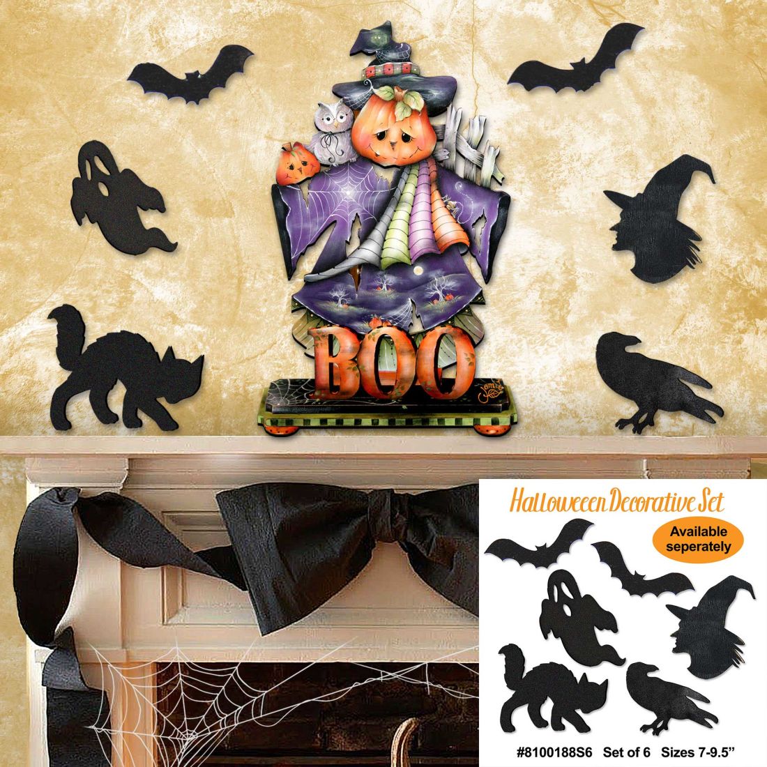 Decoración de puerta de Halloween "This Boos for You" de Jamie Mills-Price - Decoración de Halloween para Acción de Gracias - 8457407H